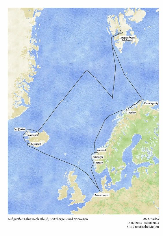 Echte AIS-Route